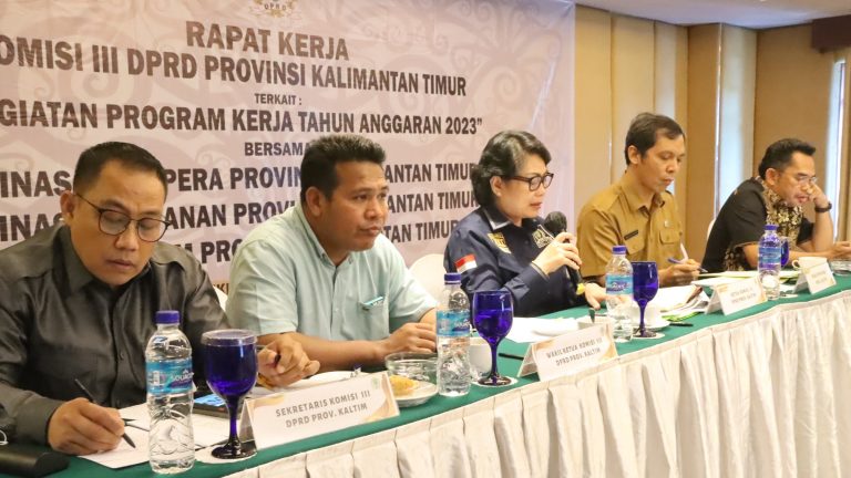 1503 - Rapat Kerja Komisi III DPRD Kaltim bersama Mitra Kerja di Balikpapan membahan Program Kerja tahun Anggaran 2023