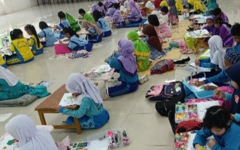 Lomba mewarnai disdikbud kukar