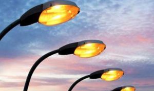 Ilustrasi Lampu Jalan.