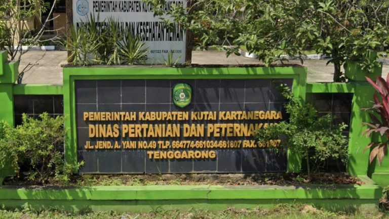 Dinas Pertanian dan Peternakan (Distanak) Kabupaten Kutai Kartanegara (Kukar).