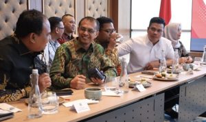 Suasana kunjungan kerja spesifik Komisi II DPR RI di Swissotel Nusantara, IKN.