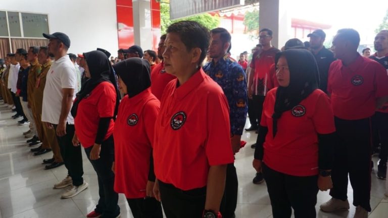 Suasana pebukaan TC Mandiri.